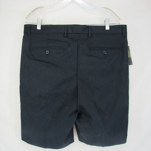 Daniel Cremieux Signature Collection Men's Black Pleat Bermuda Shorts Size 35 - Picture 3 of 6
